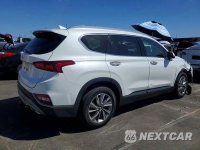 Trzecie zdjęcie samochodu z tyłu: 2020 HYUNDAI SANTA FE LIMITED VIN:5NMS53AD9LH301626 - miniatura