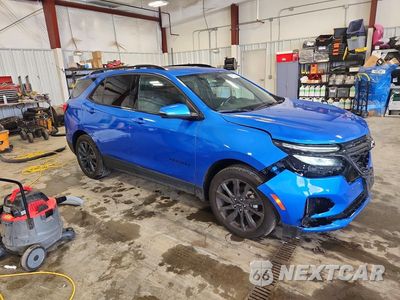 Czwarte zdjęcie samochodu z boku: 2024 CHEVROLET EQUINOX RS VIN:3GNAXWEG2RS114457 - miniatura