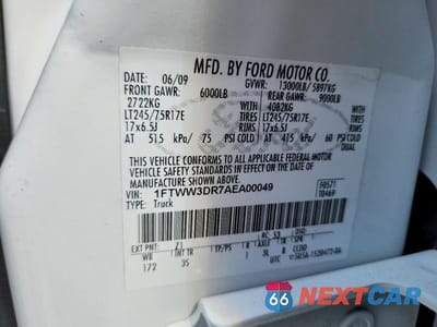 Zdjęcie 12 z 12 samochodu: 2010 FORD F350 SUPER DUTY VIN:1FTWW3DR7AEA00049 - miniatura