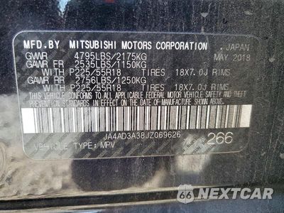 Zdjęcie 13 z 13 samochodu: 2018 MITSUBISHI OUTLANDER SE VIN:JA4AD3A38JZ069626 - miniatura