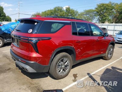 Trzecie zdjęcie samochodu z tyłu: 2026 CHEVROLET TRAVERSE LT VIN:1GNERGKSXTJ123619 - miniatura
