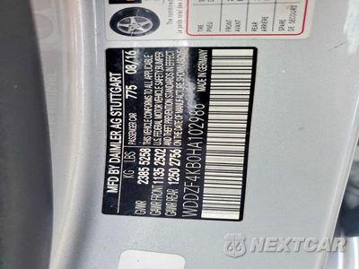 Zdjęcie 12 z 12 samochodu: 2017 MERCEDES-BENZ E 300 4MATIC VIN:WDDZF4KB0HA102986 - miniatura