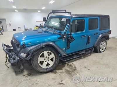 2019 JEEP WRANGLER UNLIMITED SPORT 1C4HJXDG1KW662346 - główne zdjęcie licytacji z USA - miniatura