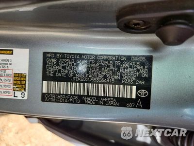 Zdjęcie 12 z 12 samochodu: 2005 TOYOTA PRIUS BASE VIN:JTDKB22U553064815 - miniatura