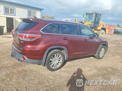 Trzecie zdjęcie samochodu z tyłu: 2015 TOYOTA HIGHLANDER HYBRID LIMITED PLATINUM VIN:5TDDCRFH2FS007337 - miniatura