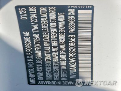Zdjęcie 13 z 13 samochodu: 2025 PORSCHE 911 CARRERA VIN:WP0AA2A99SS208668 - miniatura