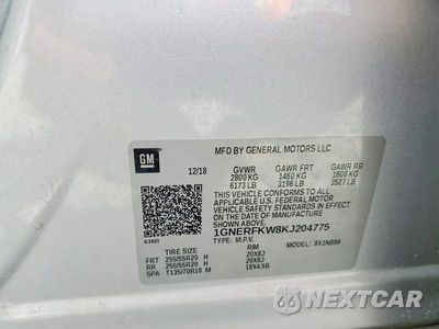 Zdjęcie 14 z 14 samochodu: 2019 CHEVROLET TRAVERSE LS VIN:1GNERFKW8KJ204775 - miniatura