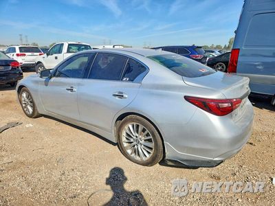 Drugie zdjęcie samochodu z przodu: 2018 INFINITI Q50 3.0T LUXE VIN:JN1EV7AR8JM431762 - miniatura