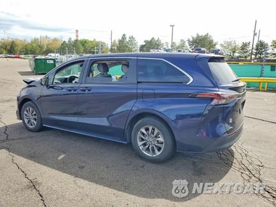 Drugie zdjęcie samochodu z przodu: 2024 TOYOTA SIENNA LE VIN:5TDKSKFC6RS147840 - miniatura
