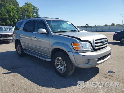 Czwarte zdjęcie samochodu z boku: 2004 TOYOTA SEQUOIA LIMITED VIN:5TDBT48A74S226110 - miniatura