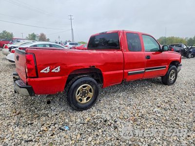 Trzecie zdjęcie samochodu z tyłu: 2003 CHEVROLET SILVERADO K1500 VIN:2GCEK19V431361132 - miniatura