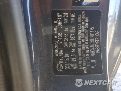 Zdjęcie 12 z 12 samochodu: 2011 HYUNDAI ACCENT GS VIN:KMHCM3AC5BU201475 - miniatura