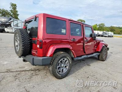 Trzecie zdjęcie samochodu z tyłu: 2013 JEEP WRANGLER UNLIMITED SAHARA VIN:1C4BJWEG0DL502414 - miniatura