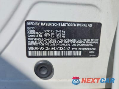 Zdjęcie 12 z 12 samochodu: 2014 BMW 535 D XDRIVE VIN:WBAFV3C56EDZ33452 - miniatura
