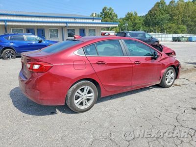 Trzecie zdjęcie samochodu z tyłu: 2018 CHEVROLET CRUZE LT VIN:1G1BE5SM9J7208399 - miniatura
