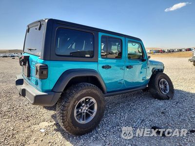 Trzecie zdjęcie samochodu z tyłu: 2019 JEEP WRANGLER UNLIMITED SPORT VIN:1C4HJXDG0KW611033 - miniatura