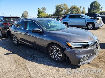 Czwarte zdjęcie samochodu z boku: 2019 HONDA INSIGHT TOURING VIN:19XZE4F99KE011319 - miniatura