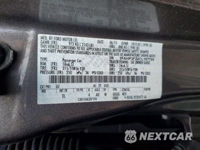 Zdjęcie 12 z 12 samochodu: 2012 FORD FOCUS SE VIN:1FAHP3F22CL187789 - miniatura