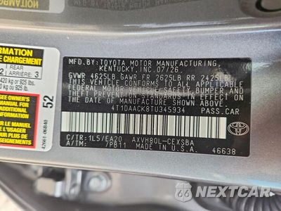 Zdjęcie 12 z 12 samochodu: 2026 TOYOTA CAMRY SE VIN:4T1DAACK8TU345934 - miniatura