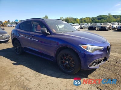Czwarte zdjęcie samochodu z boku: 2021 ALFA ROMEO STELVIO TI VIN:ZASPAKBN5M7D20936 - miniatura