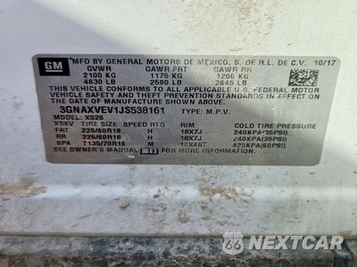 Zdjęcie 12 z 12 samochodu: 2018 CHEVROLET EQUINOX PREMIER VIN:3GNAXVEV1JS538161 - miniatura