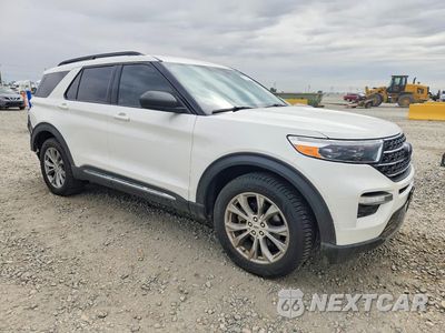 Czwarte zdjęcie samochodu z boku: 2021 FORD EXPLORER XLT VIN:1FMSK8DH5MGC44964 - miniatura