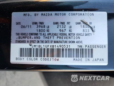 Zdjęcie 13 z 13 samochodu: 2011 MAZDA 3 I VIN:JM1BL1UFXB1490531 - miniatura