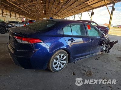 Trzecie zdjęcie samochodu z tyłu: 2021 TOYOTA COROLLA LE VIN:5YFEPMAE7MP175456 - miniatura