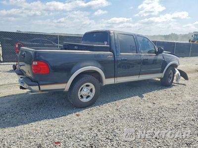 Trzecie zdjęcie samochodu z tyłu: 2001 FORD F150 SUPERCREW VIN:1FTRW07W71KE42067 - miniatura