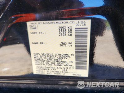 Zdjęcie 12 z 12 samochodu: 2016 NISSAN ALTIMA 3.5 SR VIN:1N4BL3AP3GC165827 - miniatura