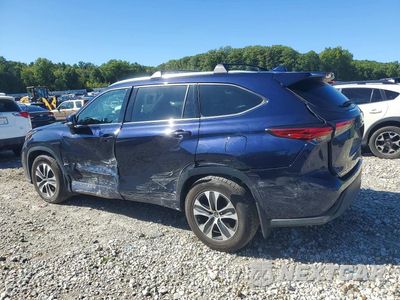 Drugie zdjęcie samochodu z przodu: 2021 TOYOTA HIGHLANDER XLE VIN:5TDGZRBH5MS072083 - miniatura