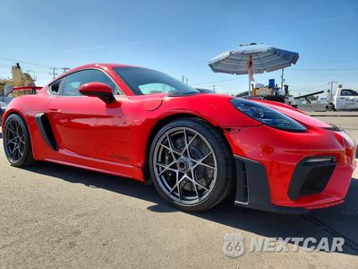 Czwarte zdjęcie samochodu z boku: 2025 PORSCHE CAYMAN GT4 RS VIN:WP0AE2A89SK272107 - miniatura