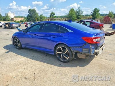 Drugie zdjęcie samochodu z przodu: 2020 HONDA ACCORD SPORT VIN:1HGCV1F32LA014018 - miniatura
