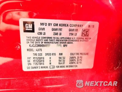 Zdjęcie 12 z 12 samochodu: 2019 BUICK ENCORE ESSENCE VIN:KL4CJCSM8KB948207 - miniatura