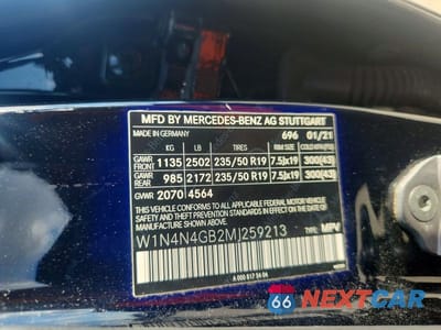 Zdjęcie 12 z 12 samochodu: 2021 MERCEDES-BENZ GLA 250 VIN:W1N4N4GB2MJ259213 - miniatura