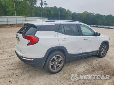 Trzecie zdjęcie samochodu z tyłu: 2020 GMC TERRAIN SLT VIN:3GKALVEV7LL143469 - miniatura