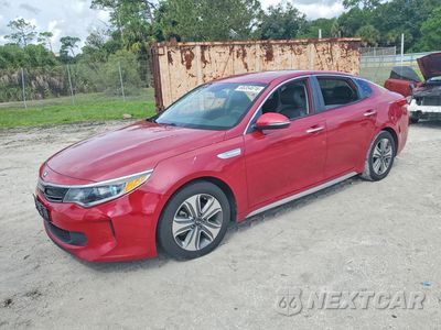 2017 KIA OPTIMA HYBRID EX KNAGU4LEXH5009883 - główne zdjęcie licytacji z USA - miniatura
