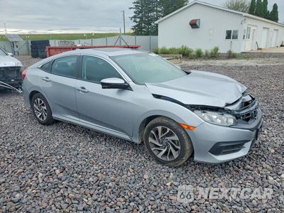 Czwarte zdjęcie samochodu z boku: 2018 HONDA CIVIC EX VIN:2HGFC2F72JH586023 - miniatura