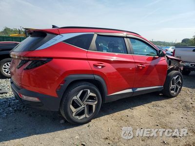 Trzecie zdjęcie samochodu z tyłu: 2022 HYUNDAI TUCSON SEL VIN:5NMJF3AE6NH001885 - miniatura