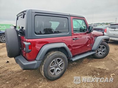 Trzecie zdjęcie samochodu z tyłu: 2021 JEEP WRANGLER SPORT VIN:1C4GJXAG6MW864148 - miniatura