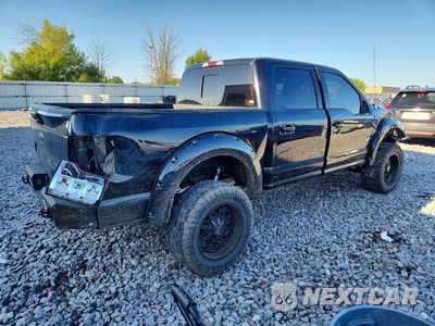 Trzecie zdjęcie samochodu z tyłu: 2018 FORD F150 SUPERCREW VIN:1FTEW1E59JKC29412 - miniatura