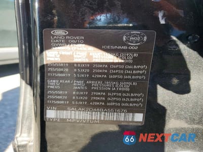 Zdjęcie 13 z 13 samochodu: 2011 LAND ROVER LR4 HSE LUXURY VIN:SALAK2D48BA551676 - miniatura