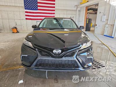 Piąte zdjęcie samochodu w środku: 2022 TOYOTA CAMRY SE NIGHTSHADE VIN:4T1T11AK5NU033443 - miniatura