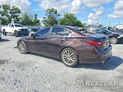 Drugie zdjęcie samochodu z przodu: 2018 INFINITI Q50 3.0T LUXE VIN:JN1EV7APXJM352236 - miniatura