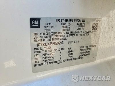 Zdjęcie 13 z 13 samochodu: 2015 CADILLAC ESCALADE ESV PREMIUM VIN:1GYS3JKJ3FR299901 - miniatura