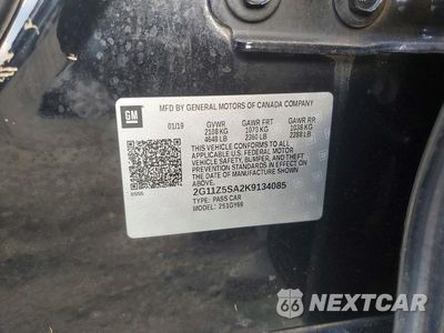 Zdjęcie 12 z 12 samochodu: 2019 CHEVROLET IMPALA LT VIN:2G11Z5SA2K9134085 - miniatura