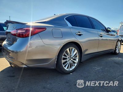 Trzecie zdjęcie samochodu z tyłu: 2021 INFINITI Q50 LUXE VIN:JN1EV7BP4MM705492 - miniatura