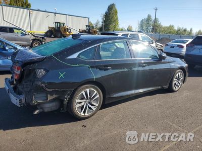Trzecie zdjęcie samochodu z tyłu: 2021 HONDA ACCORD HYBRID VIN:1HGCV3F16MA017645 - miniatura