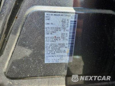 Zdjęcie 13 z 13 samochodu: 2019 NISSAN PATHFINDER SV VIN:5N1DR2MN7KC639854 - miniatura