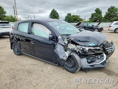 Czwarte zdjęcie samochodu z boku: 2024 MITSUBISHI MIRAGE ES VIN:ML32AUHJ9RH014765 - miniatura